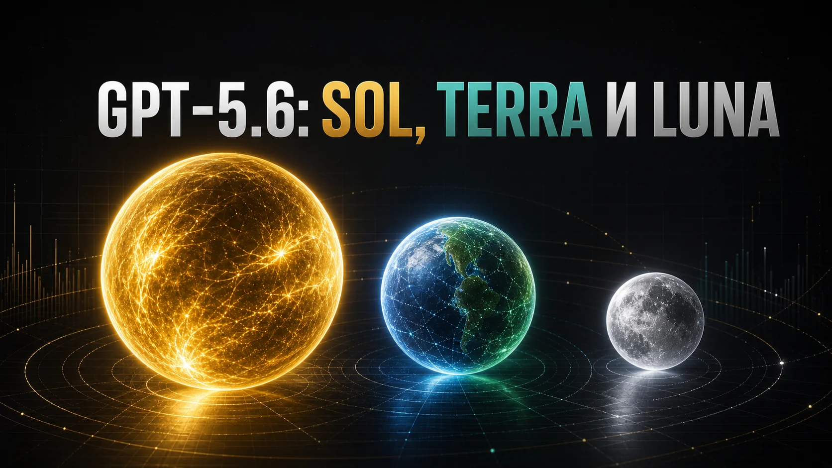 GPT-5.6 вышла в трёх версиях: тесты Sol, Terra и Luna