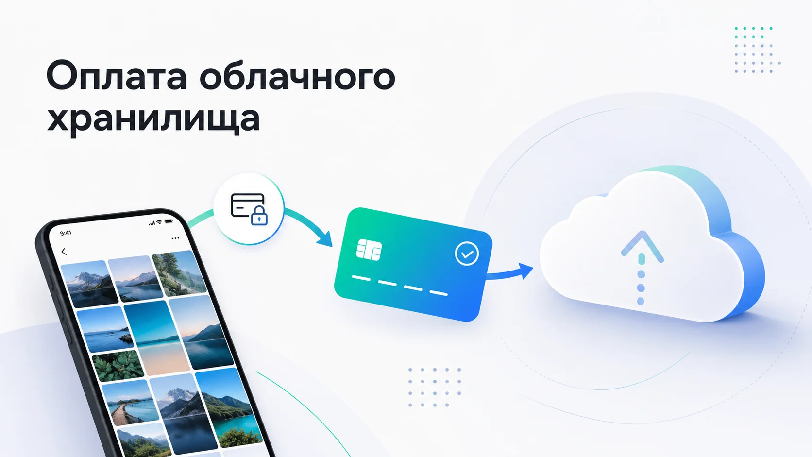 Оплата облачного хранилища