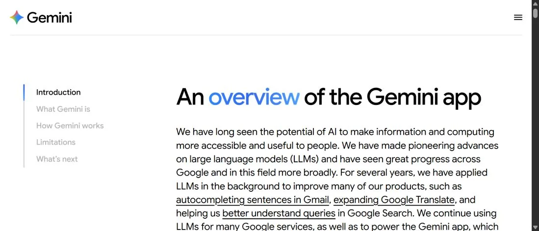 Официальный обзор приложения Google Gemini