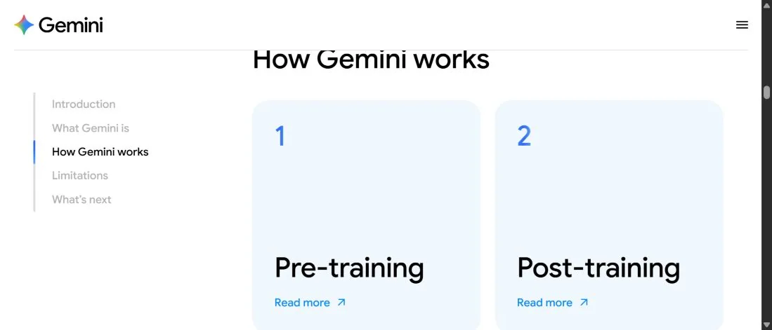 Официальная схема этапов обучения моделей Gemini
