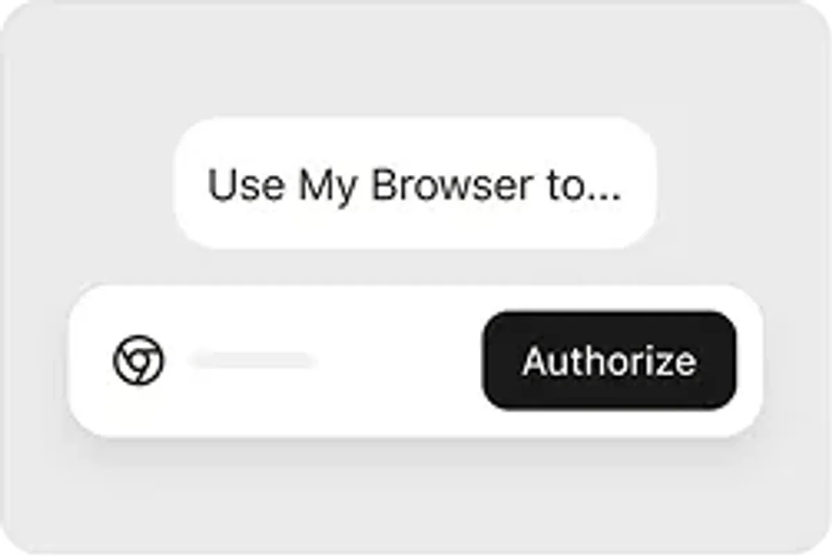 Запрос Manus на авторизацию Browser Operator в локальном браузере