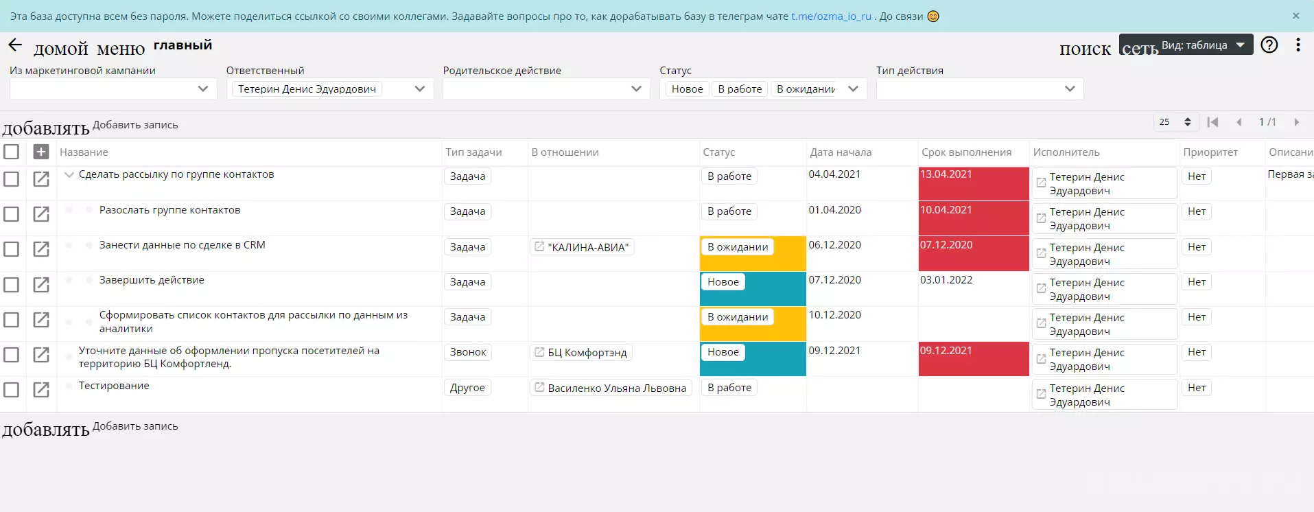 Обзор и отзыв на систему ozma.io — ERP и CRM конструктор