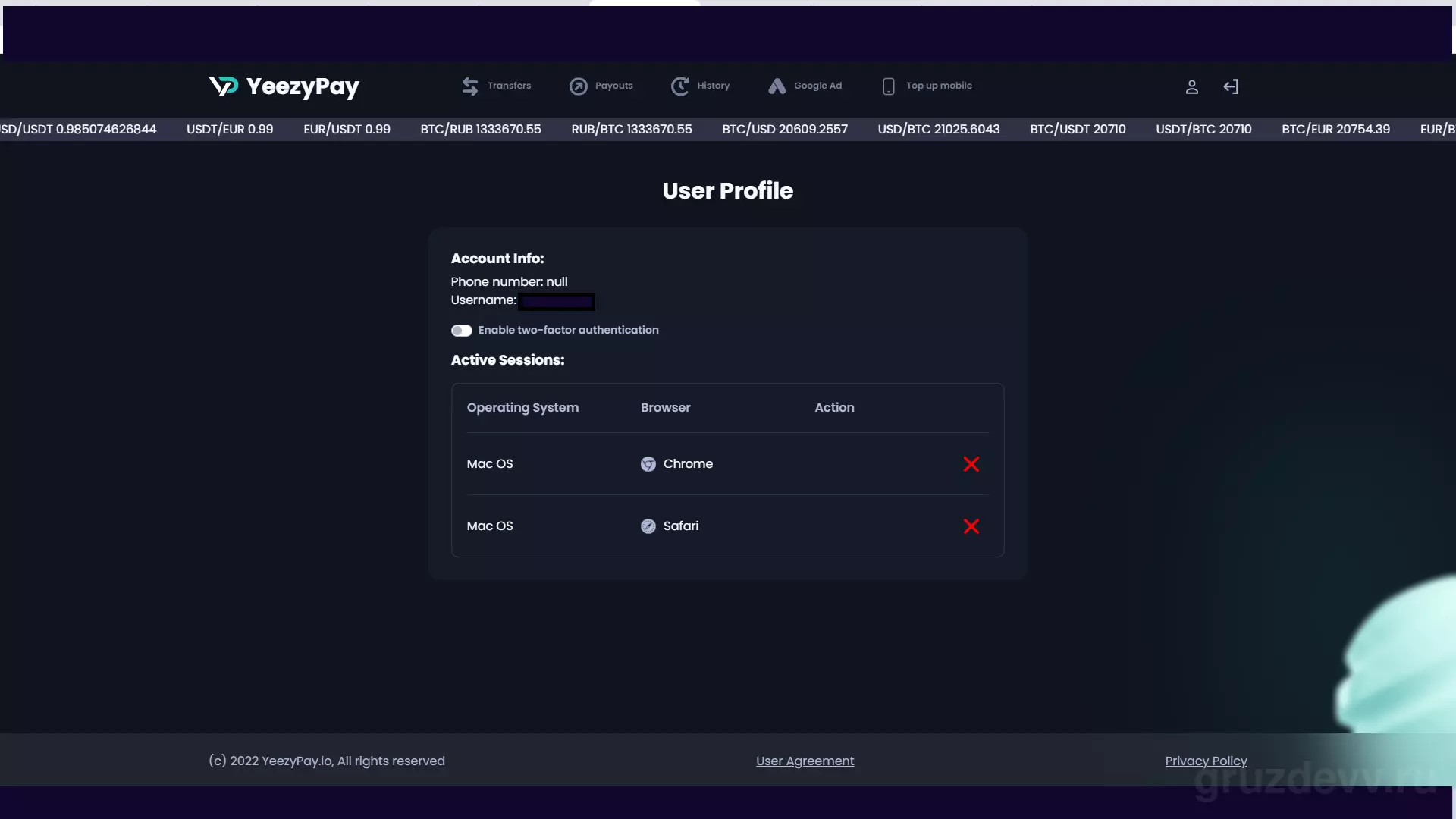 Обзор и отзывы про YeezyPay, агентские аккаунты с повышенным уровнем доверия