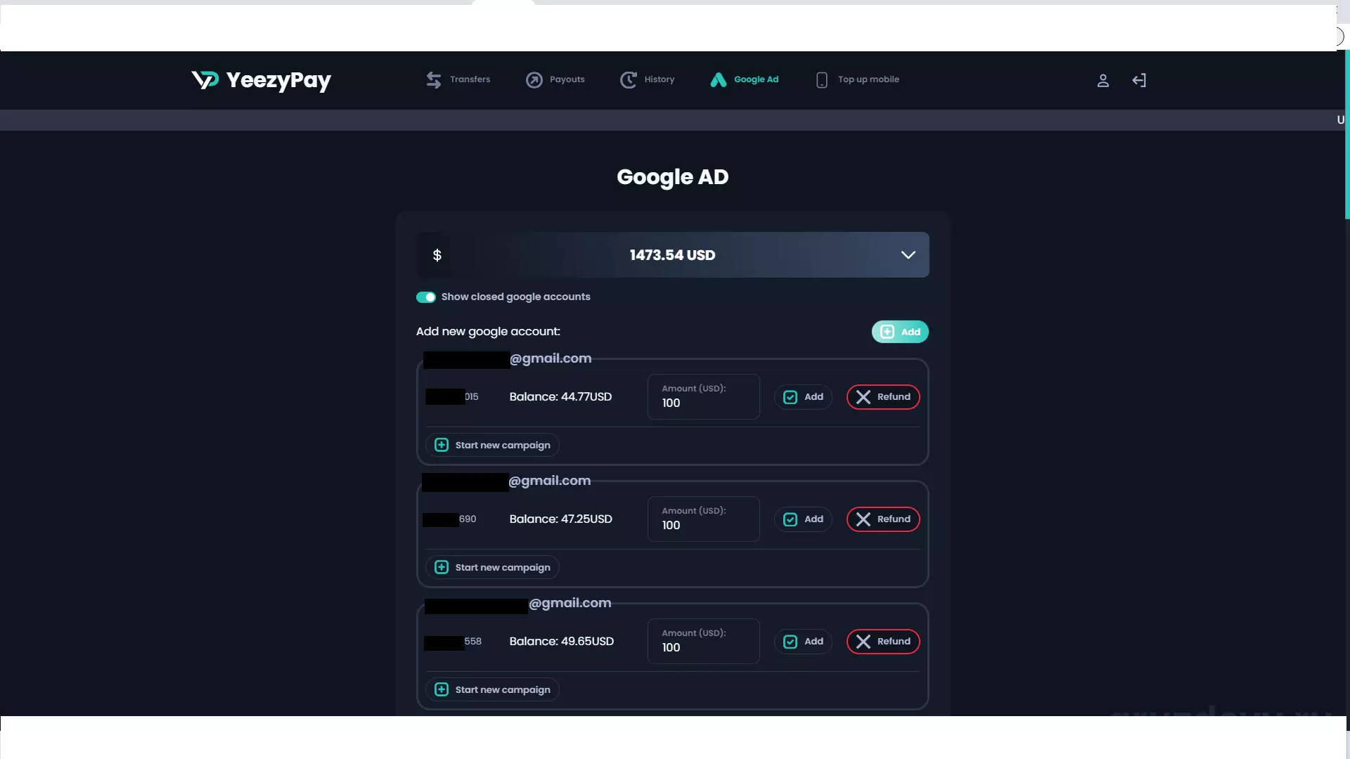 Обзор и отзывы про YeezyPay, агентские аккаунты с повышенным уровнем доверия