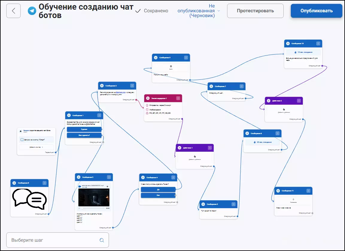 ТОП-11 конструкторов для создания чат бота в Телеграм в 2025