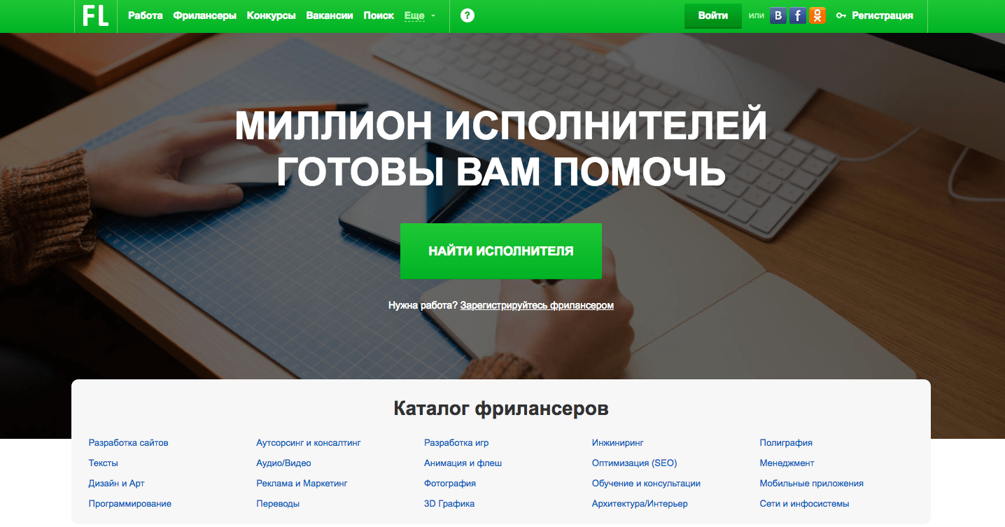 FL.ru биржа фриланса