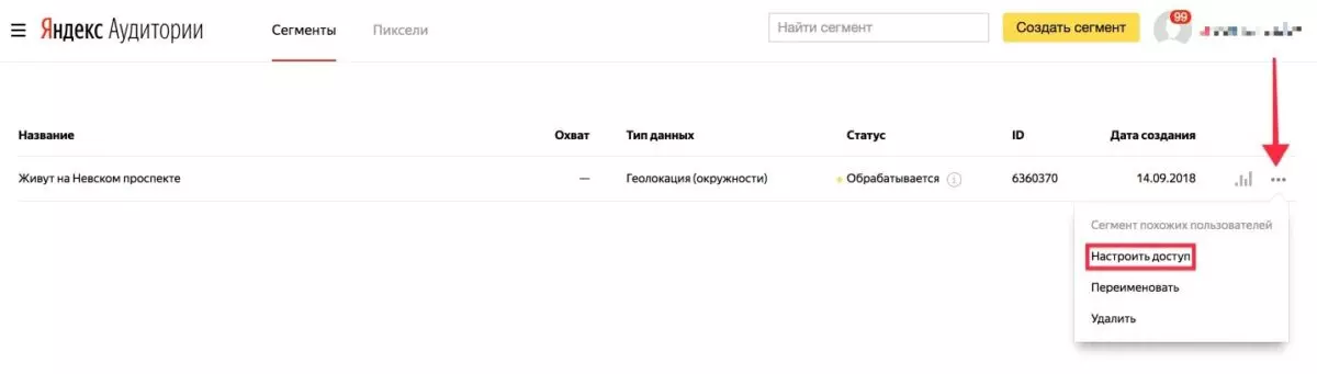 Как выдать доступ для Директа