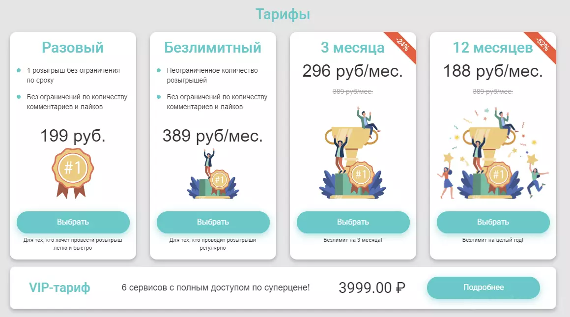 Обзор Winner для подведения итогов конкурса в Инстаграм (закрылся)