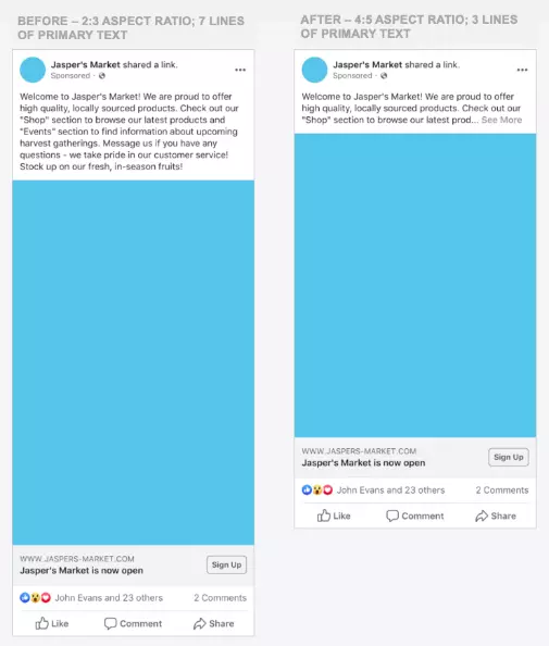 Facebook изменит формат мобильной ленты