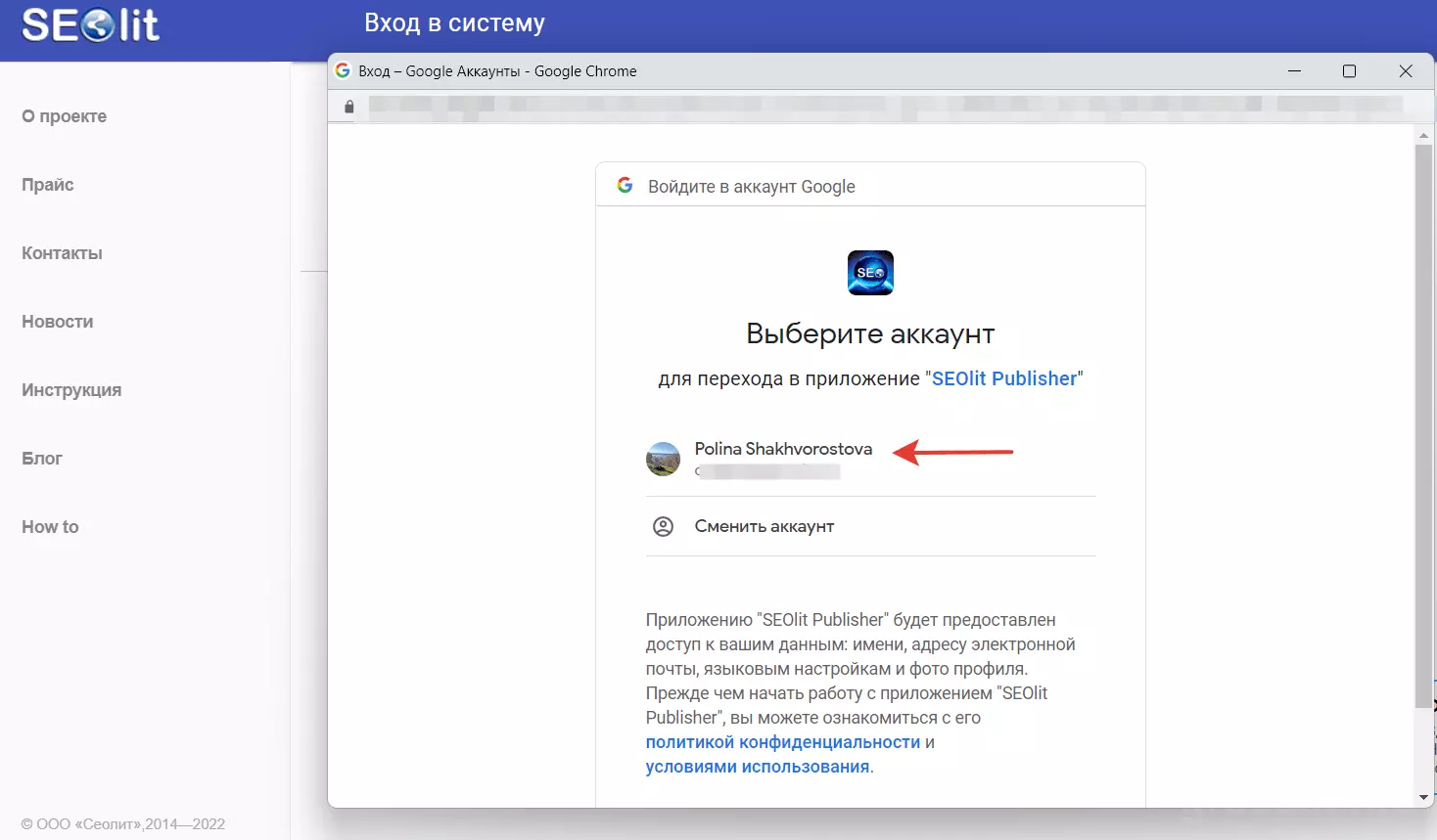 Выбор аккаунта гугл сеолит.png