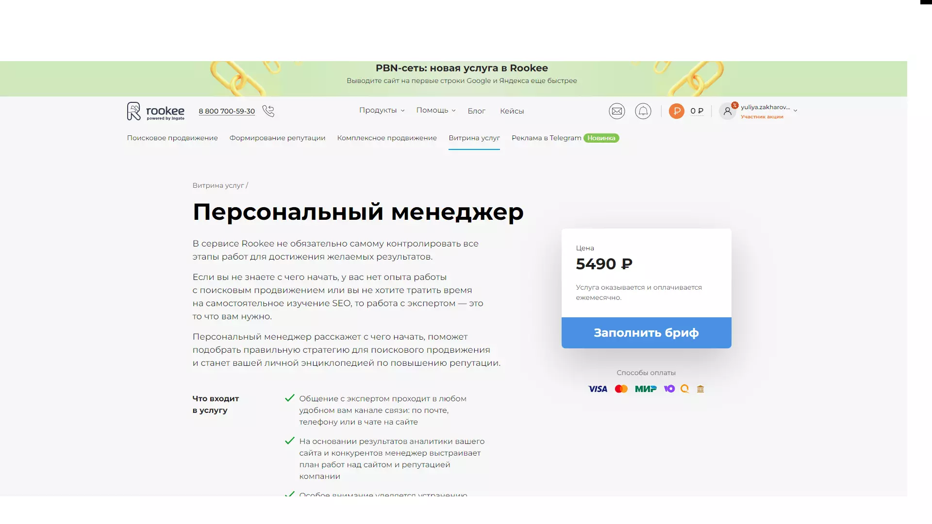 Обзор и отзывы про Rookee, автоматизированное SEO-продвижение малого и среднего бизнеса